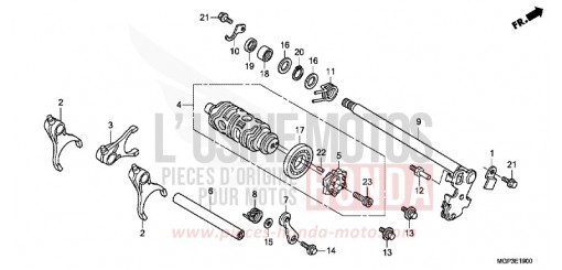 TAMBURO CAMBIO CBR1000RRD di 2013